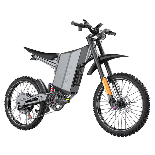 Electric bike with off-road design 