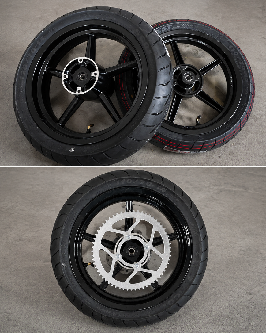 Supermoto Street Wheels 14in